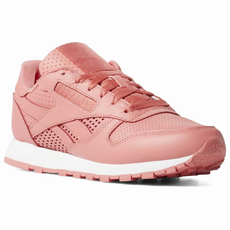 Tenisi Reebok Classic Leather Dama Roz/Albi Romania YD8841YV